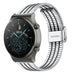 Bracelet acier inoxydable Huawei Watch GT 2 Pro (argent/noir)