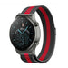 Bracelet Milanais Huawei Watch GT 2 Pro (noir/rouge)