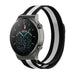 Bracelet milanais Huawei Watch GT 2 Pro (noir/blanc)