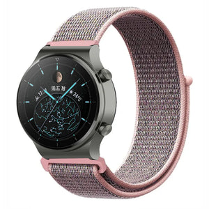 Nylon Strap, on a watch, 3/4 front view