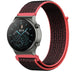 Bracelet nylon Huawei Watch GT 2 Pro (noir/rouge)