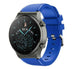 Bracelet silicone Huawei Watch GT 2 Pro (bleu)