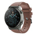 Bracelet silicone Huawei Watch GT 2 Pro (marron café)