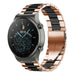 Bracelet acier Huawei Watch GT 2 Pro (or rose/noir)
