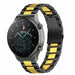 Bracelet acier Huawei Watch GT 2 Pro (noir/or)