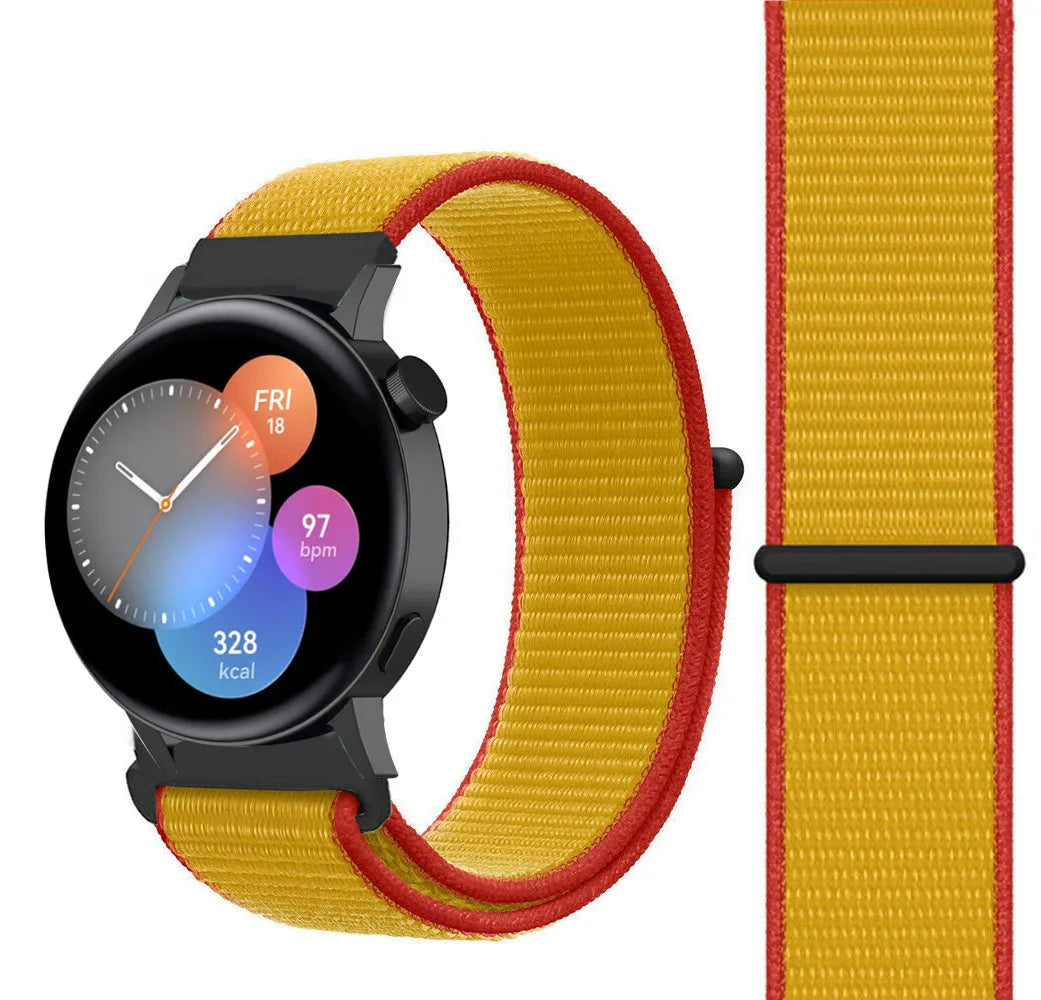 Nylon Strap, germany, on a watch, 3/4 front view