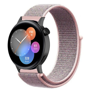 Nylon Strap, on a watch, 3/4 front view