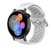 Bracelet silicone avec trous Huawei Watch GT 3 42mm (blanc)