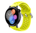 Bracelet silicone avec trous Huawei Watch GT 3 42mm (jaune)