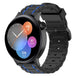 Bracelet sport á boucle Huawei Watch GT 3 42mm (noir/bleu) 