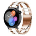 Bracelet acier Huawei Watch GT 3 42mm (or rose/blanc)