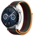 Bracelet nylon Huawei Watch GT 3 46mm (vert foncé et cerise)