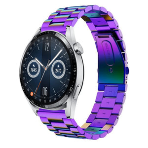Steel Strap, on a watch, 3/4 front view