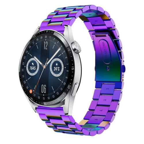 Steel Strap, on a watch, 3/4 front view
