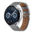 Bracelet cuir Huawei Watch GT 3 46mm (gris)