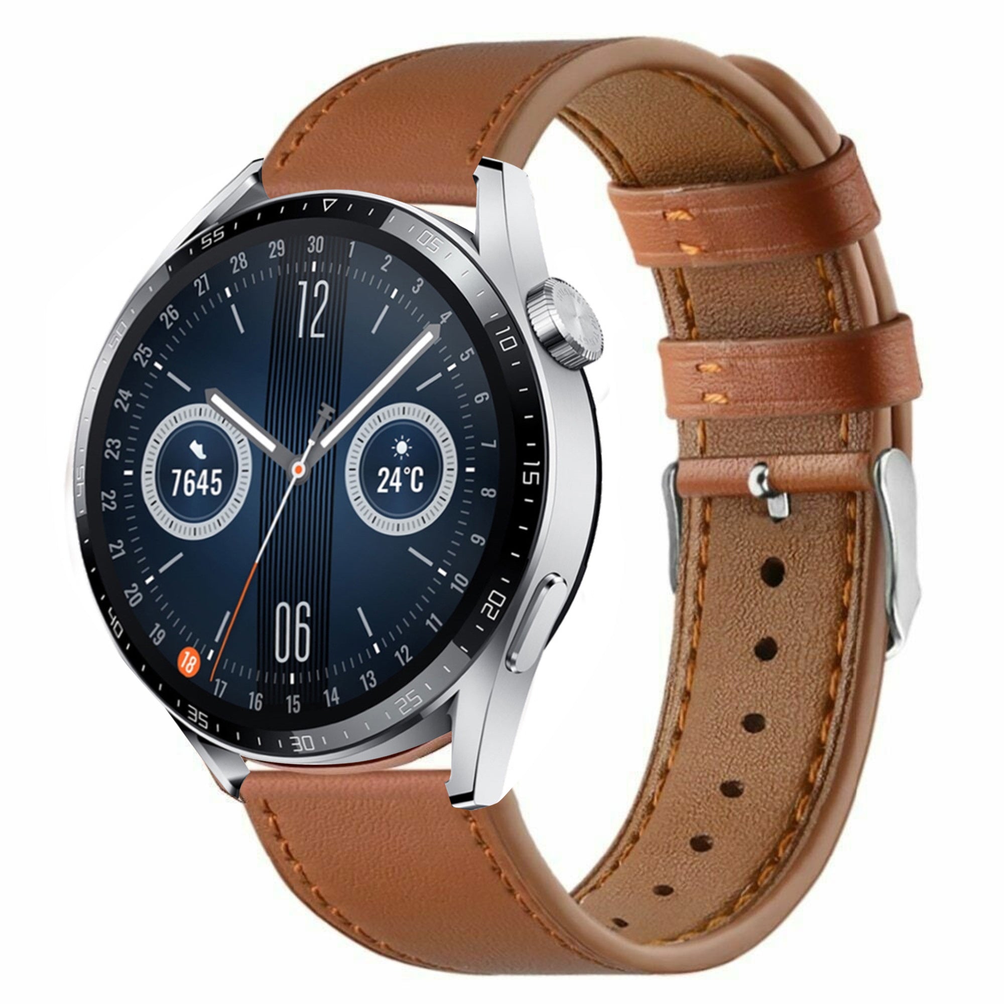 Huawei Watch GT 3 46mm leather straps ⌚