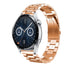 Bracelet acier Huawei Watch GT 3 46mm (or rose)