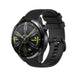 Bracelet silicone luxe Huawei Watch GT 3 46mm (noir)