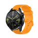 Bracelet silicone luxe Huawei Watch GT 3 46mm (orange)