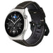 Bracelet cuir Huawei Watch GT 3 Pro 46mm (noir)