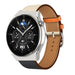 Bracelet cuir Huawei Watch GT 3 Pro 46mm (blanc/bleu foncé)