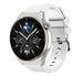 Bracelet silicone Huawei Watch GT 3 Pro 46mm (blanc)