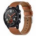 Bracelet cuir Huawei Watch GT 2 (serré marron)