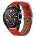 Bracelet cuir Huawei Watch GT 2 (rouge)