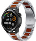 Bracelet bois/acier Huawei Watch GT Runner (argent)