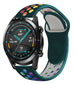 Bracelet sport Huawei Watch GT 2 (vert pin et multicolore)