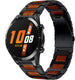 Bracelet bois/acier Huawei Watch GT 2 46mm (noir)
