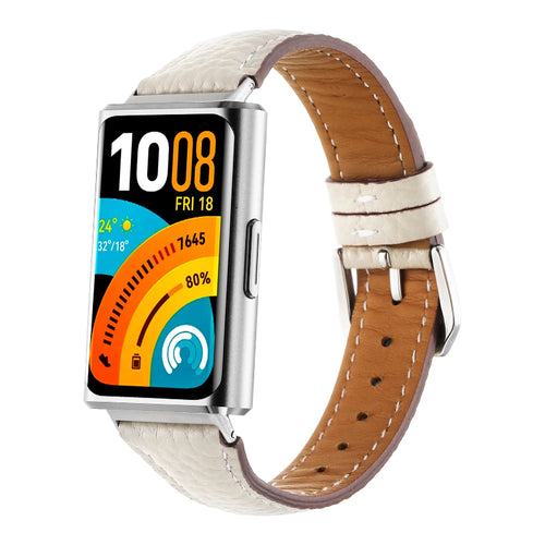 huawei band 11 pro leather strap starlight