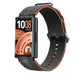 Bracelet active silicone Huawei Band 11 (gris foncé/orange)
