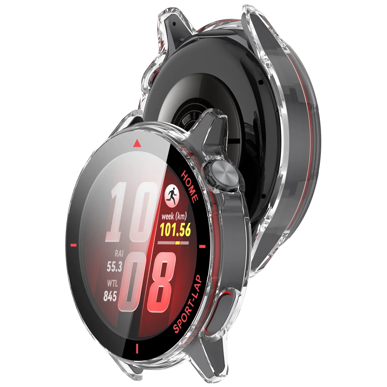 Coque en verre PC Huawei Watch GT Runner 2 (rouge)