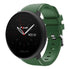 Bracelet silicone twill Polar Ignite 2 (vert armée)