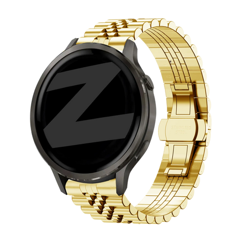 Bandz Bracelet acier 'Jubilee' Garmin Vivoactive 4s (or)