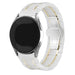 Bracelet acier céramique Samsung Gear Sport (blanc/or)