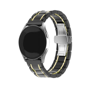 Bracelet acier et ceramique Coros Apex 2 (noir/or)