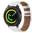 Bracelet cuir Samsung Gear Sport (blanc)