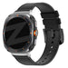 Bandz Bracelet cuir hybride avec boucle Samsung Galaxy Watch Ultra 2 (noir)