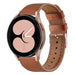 Bracelet cuir Samsung Galaxy Watch 4 40mm (serré marron)
