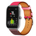 Bracelet cuir Xiaomi Amazfit GTS (rose vif/rouge marron)