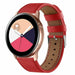 Bracelet cuir Samsung Galaxy Watch Active (rouge)