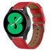 Samsung Galaxy Watch 4 40mm Leather Strap (Red)