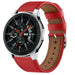 Bracelet cuir Samsung Galaxy Watch 46mm (rouge)