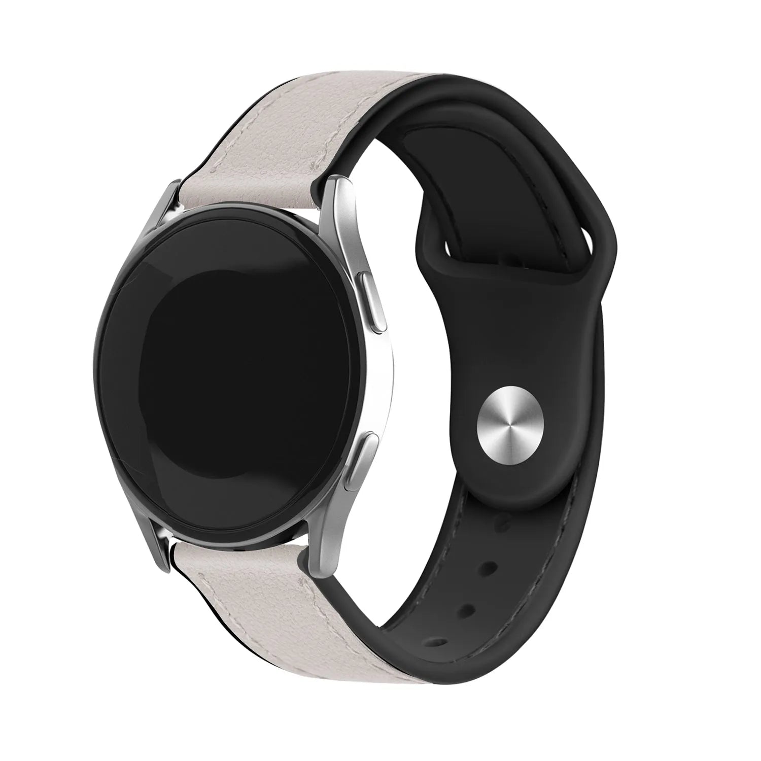 Bracelet cuir hybride Coros Apex 2 (blanc)