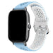 Bracelet silicone avec motif Amazfit GTS 2 (bleu clair/blanc)
