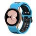 Bracelet sport carré Samsung Galaxy Watch 4 40mm (bleu clair/noir)