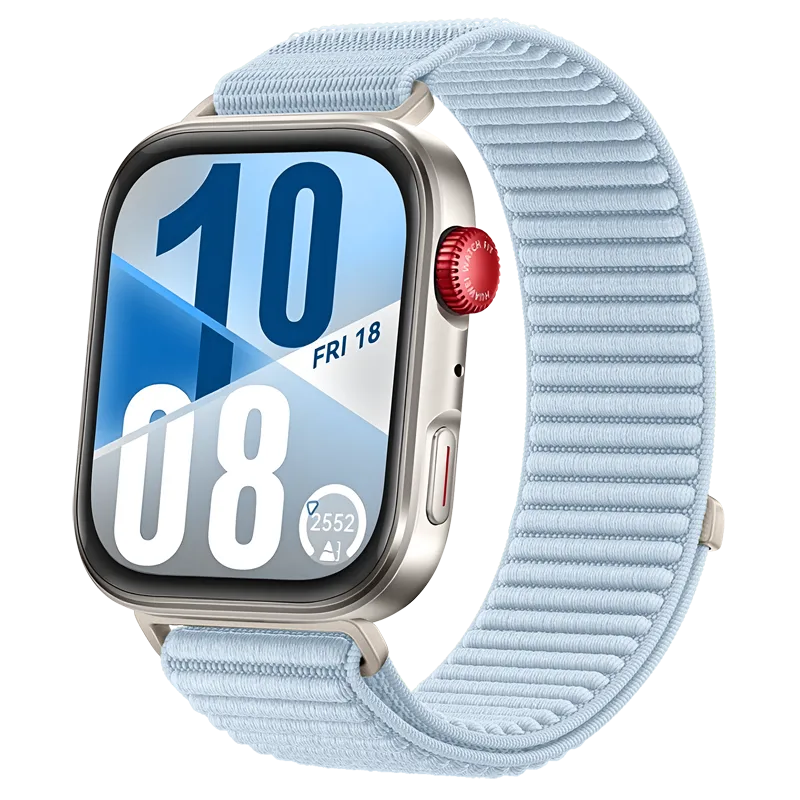 Huawei Watch Fit 4 Nylon Wave Strap (Light Blue)