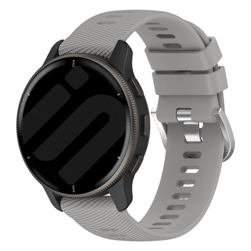 Bracelet silicone Garmin Approach S42 (gris clair)